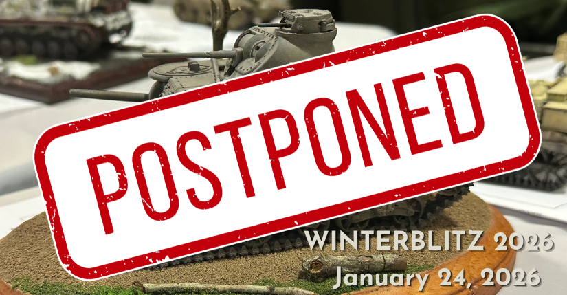 Winterblitz postponed